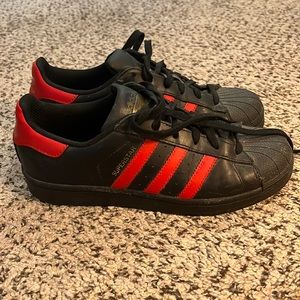 adidas super stars, barely worn
